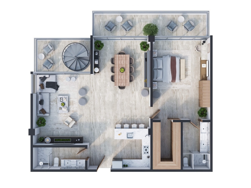 Inbleasure • Projects • La Vista Punta Cana • Unidad Tipo "C"