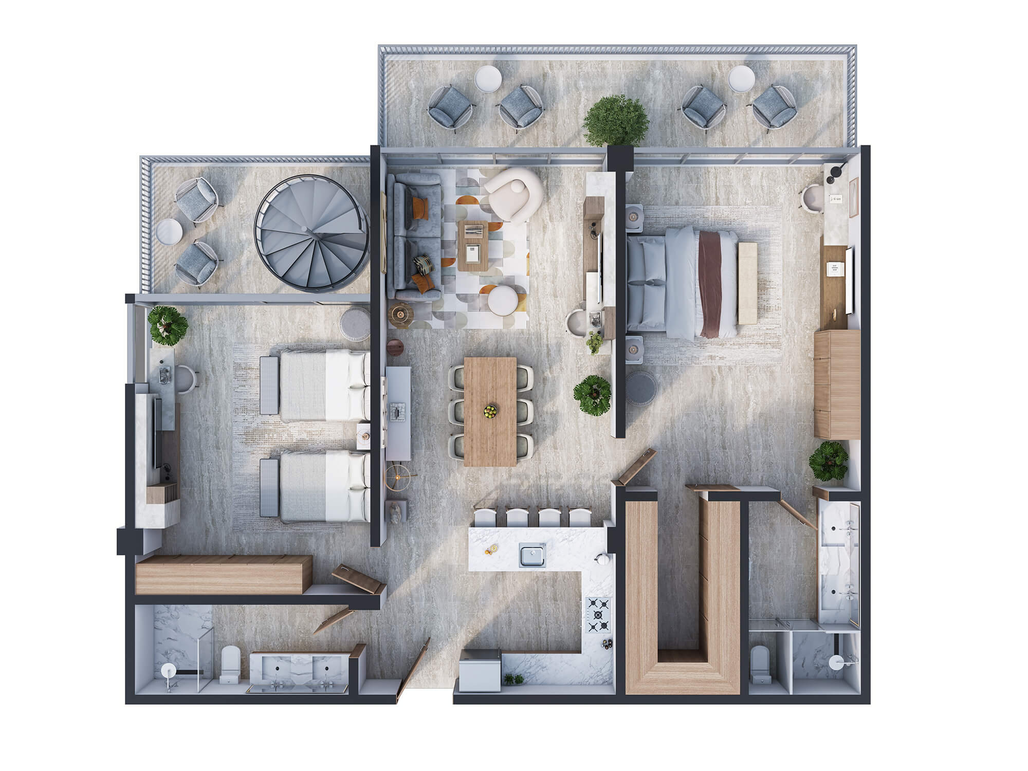 Inbleasure • Projects • La Vista Punta Cana • Unidad Tipo "C"